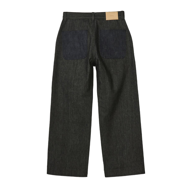 Alterior - Cone Mills White Oak Wide Trouser - Black/Indigo