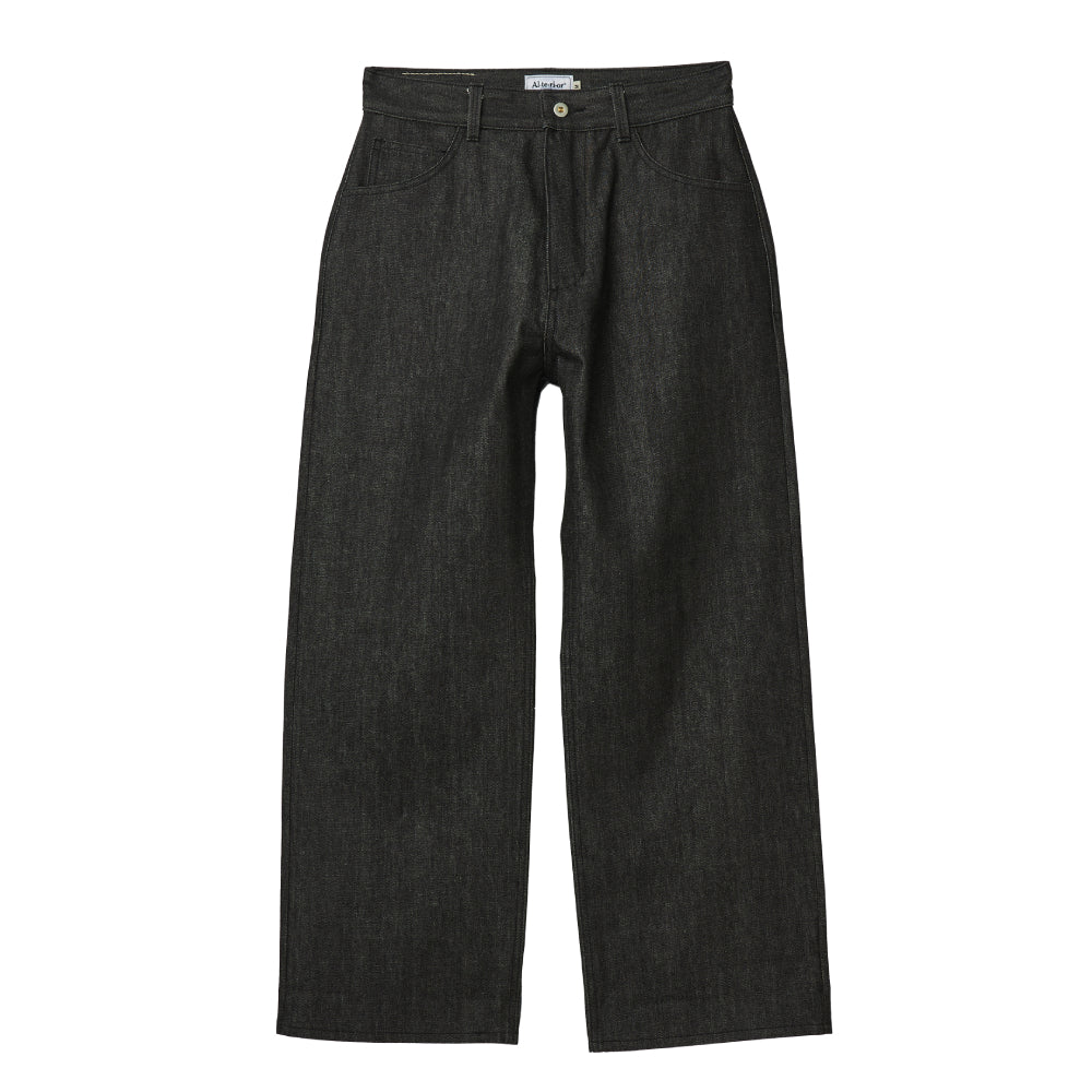 Alterior - Cone Mills White Oak Wide Trouser - Black/Indigo Alterior - Cone Mills White Oak Wide Trouser - Black/Indigo