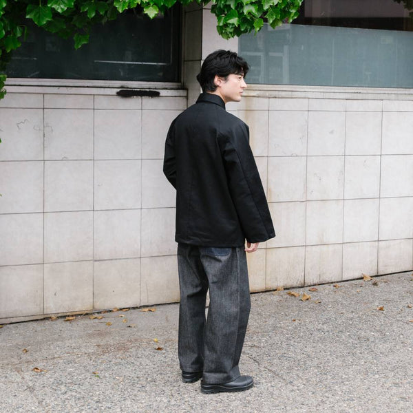 Alterior - British Millerain Shop Jacket - Black/Navy