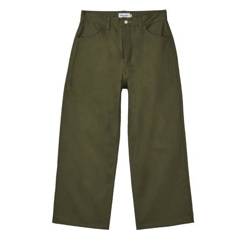 Sturla - Twisted Seam Trousers - Charcoal Flocked Nylon