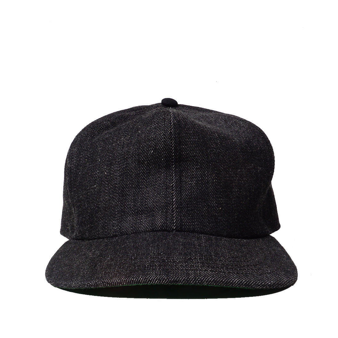 Thheme/Alterior - Cone Mills White Oak Denim 6-Panel Cap - Black Thheme/Alterior - Cone Mills White Oak Denim 6-Panel Cap - Black