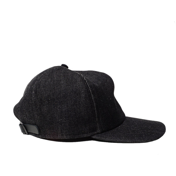 Thheme/Alterior - Cone Mills White Oak Denim 6-Panel Cap - Black