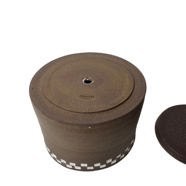 Mellow - Checker Planter - Brown