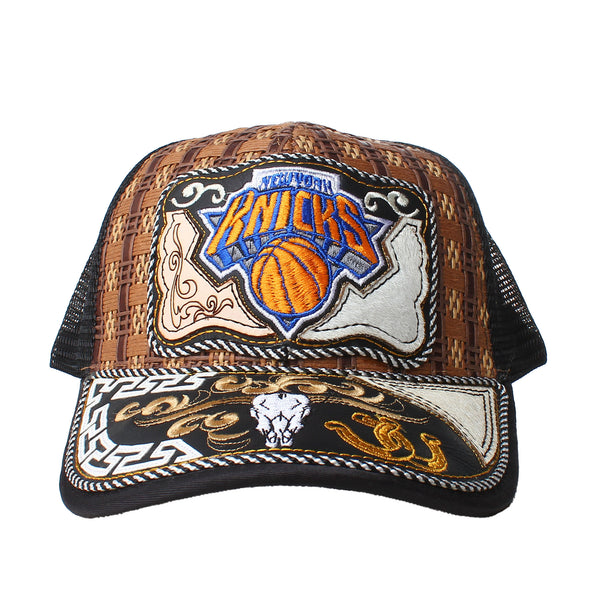 Alien Libros & Co - Knicks Mesh Cap - Brown / Black