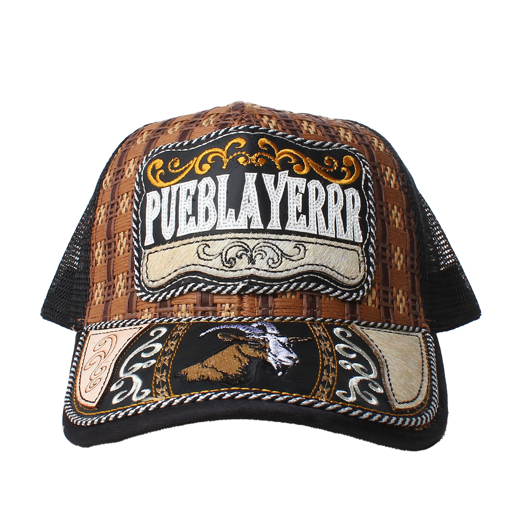 Alien Libros & Co - Puebla Yerrrr Mesh Cap - Brown / Black