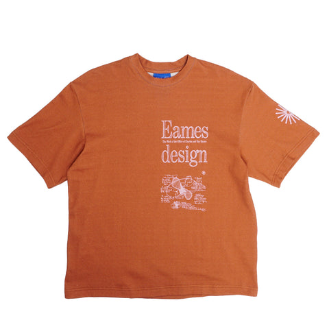 ALL CAPS STUDIO - Eames Design T-Shirt - Saffron