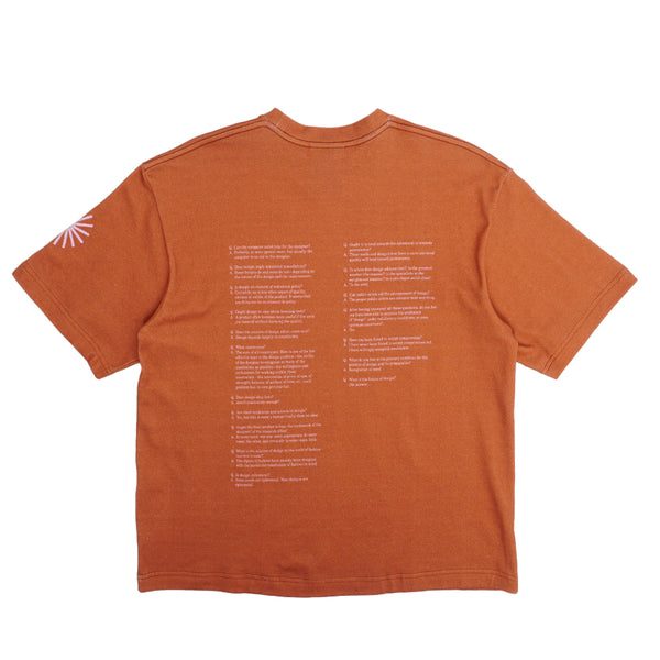 ALL CAPS STUDIO - Eames Design T-Shirt - Saffron