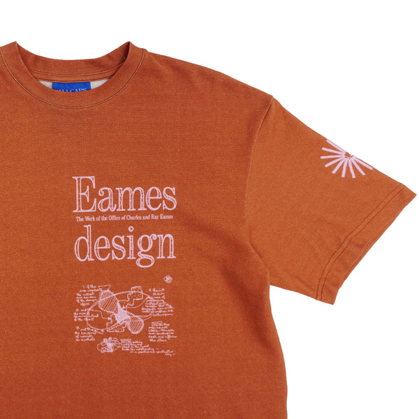 ALL CAPS STUDIO - Eames Design T-Shirt - Saffron