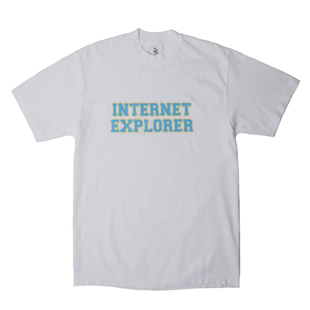 ALL CAPS STUDIO - Internet Explorer T-Shirt - White
