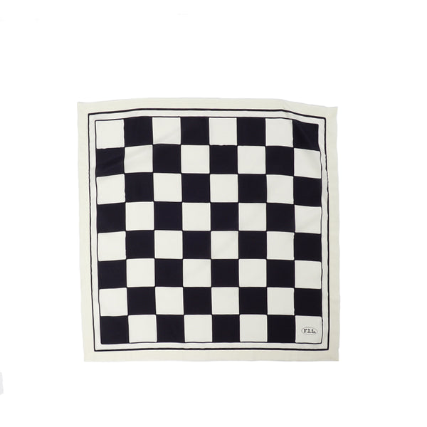 ALL CAPS STUDIO - Mobile Chess Board Bandana - Black/White