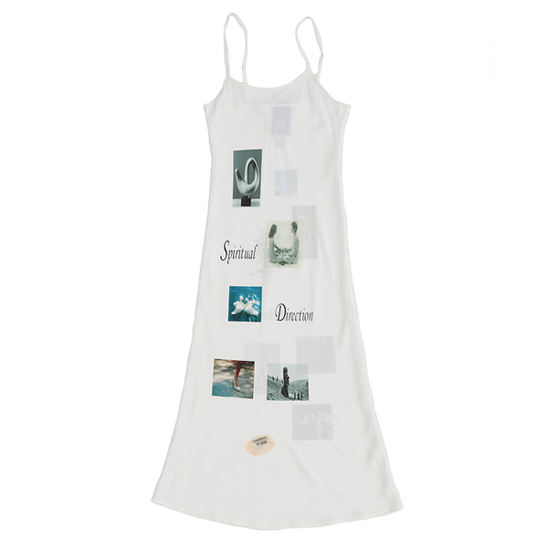 ALL CAPS STUDIO - Mood Board Slip Dress - White