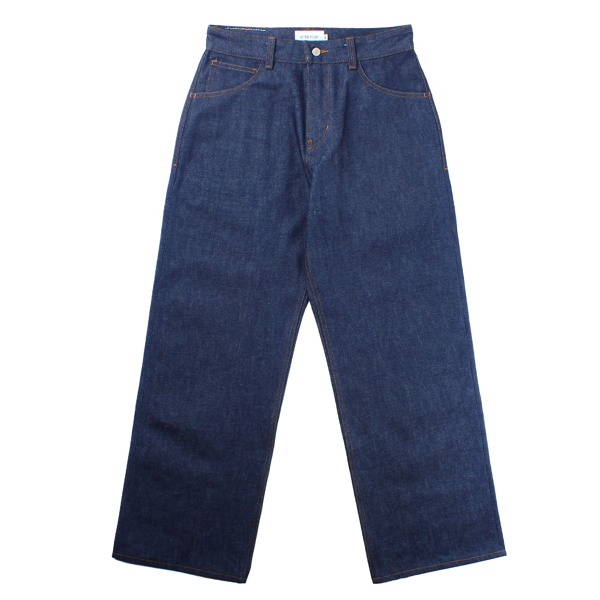Alterior - Wide Denim Trouser - Cone Indigo