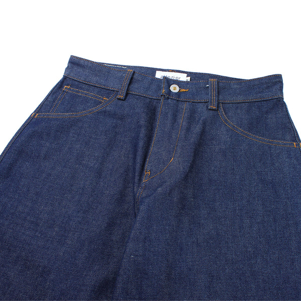Alterior - Wide Denim Trouser - Cone Indigo