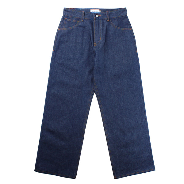 Alterior - Wide Denim Trouser - Cone Indigo