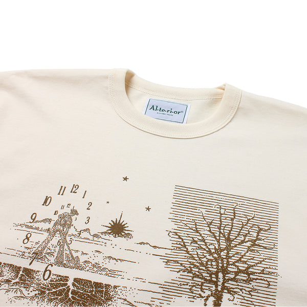 Alterior & Hugo Bernier - Trace Fossil T-shirt - Natural