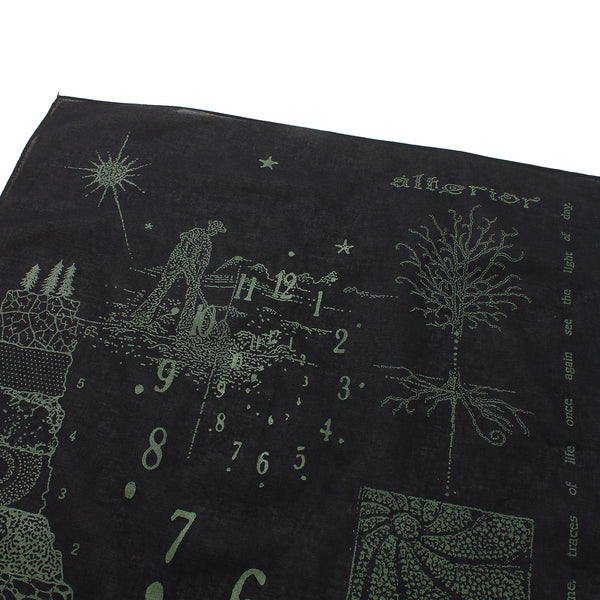 Alterior & Hugo Bernier - Digging Through Time Bandana - Black