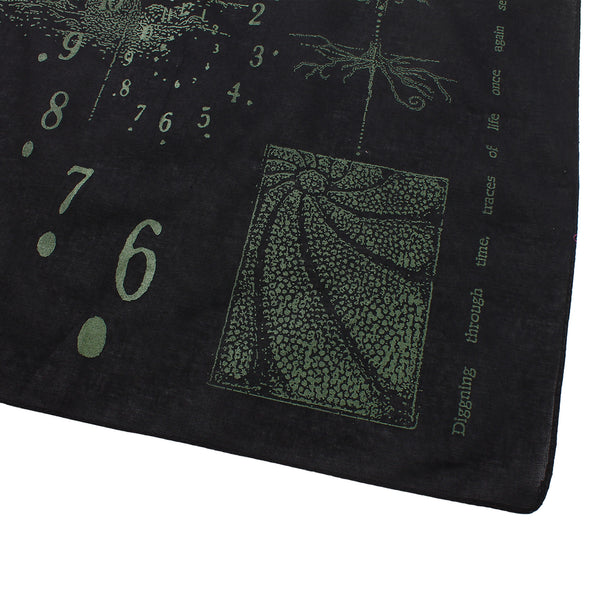 Alterior & Hugo Bernier - Digging Through Time Bandana - Black