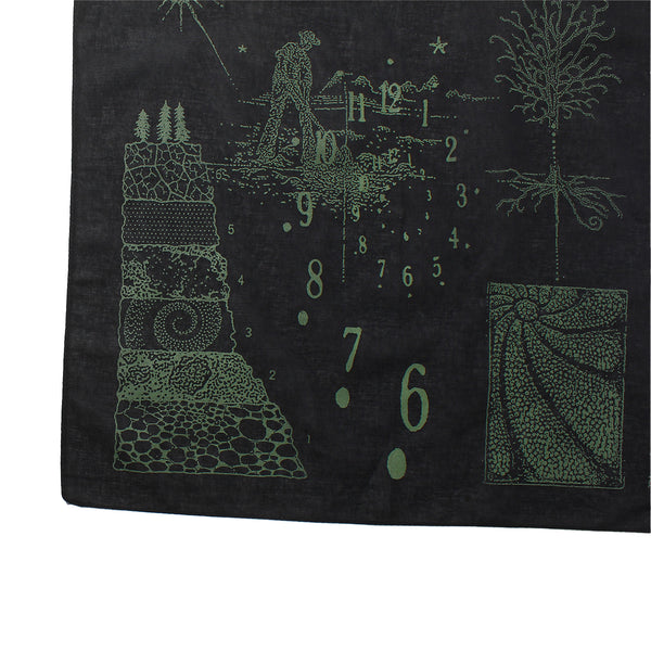 Alterior & Hugo Bernier - Digging Through Time Bandana - Black