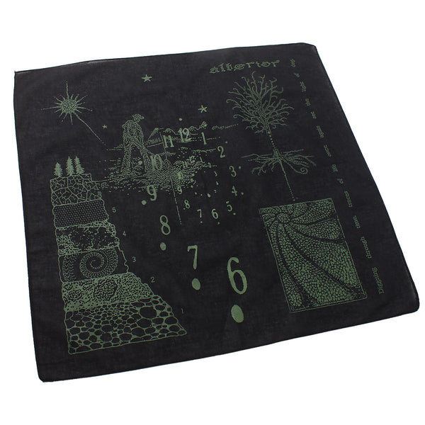Alterior & Hugo Bernier - Digging Through Time Bandana - Black