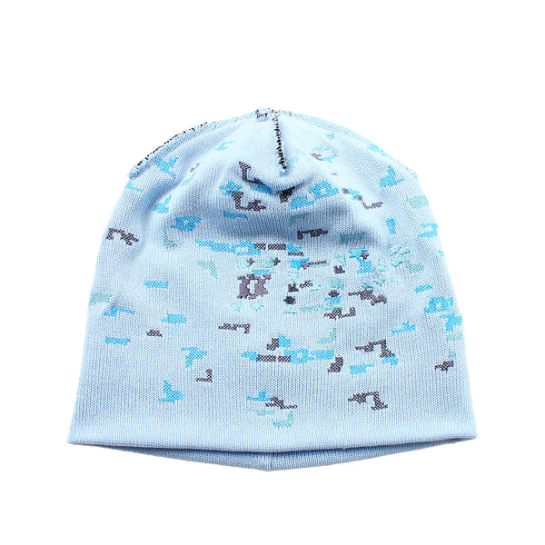 AOI Industry - Reversible Beanie - Brown/Sax