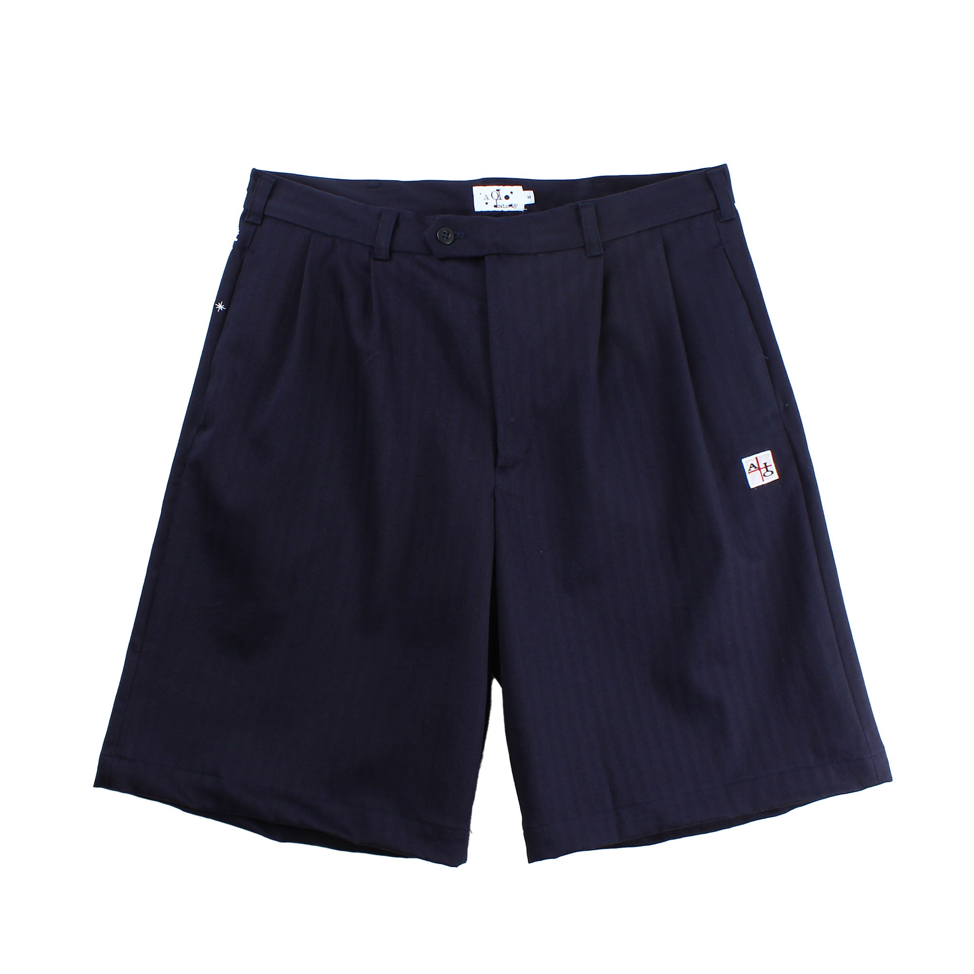 AOI Industry - Herringbone Work Shorts - Navy