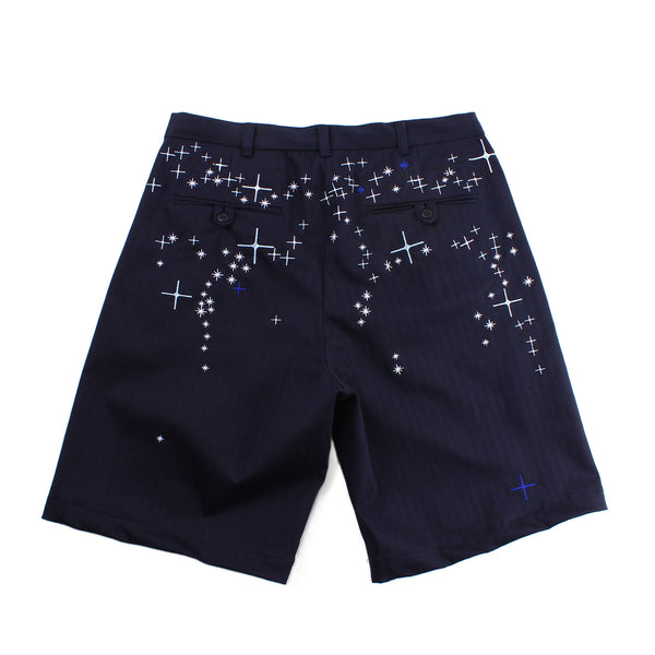 AOI Industry - Herringbone Work Shorts - Navy