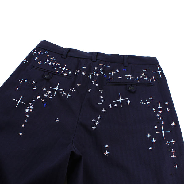 AOI Industry - Herringbone Work Shorts - Navy