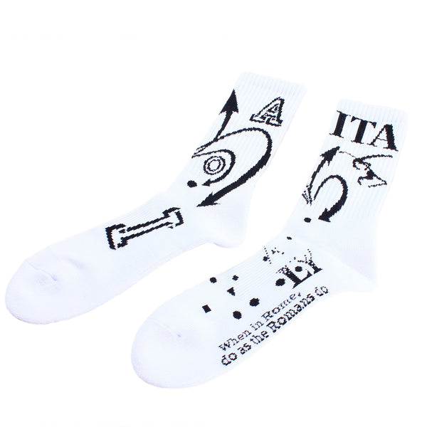 AOI Industry - Italy Sox - White