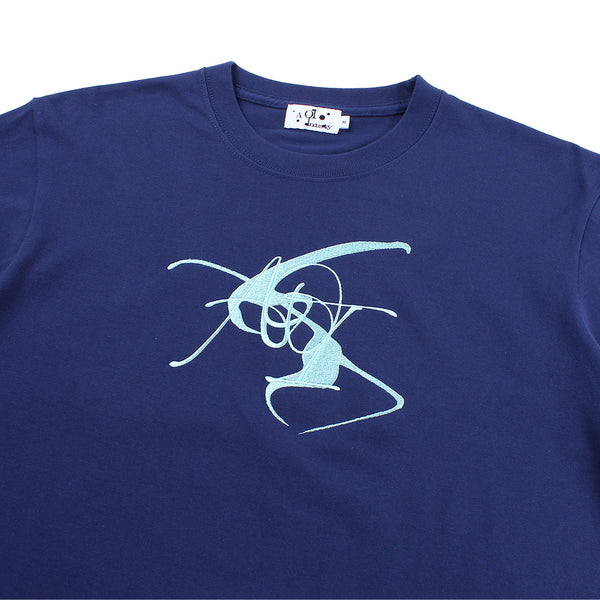 AOI Industry - Logo T-shirt - Indigo