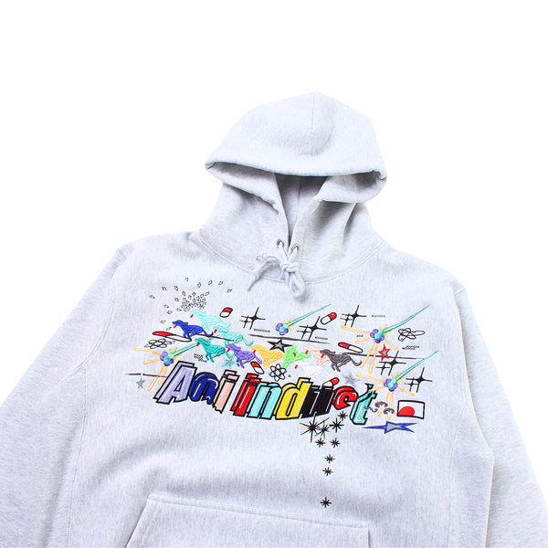 AOI Industry - Aoispeed Hoodie - Heather Grey