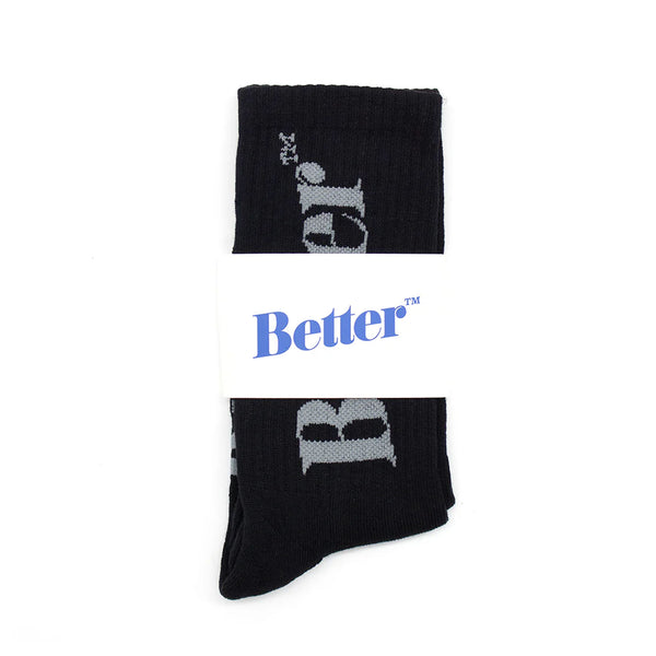 Better Gift Shop - "Standard Logo" Sock - Black