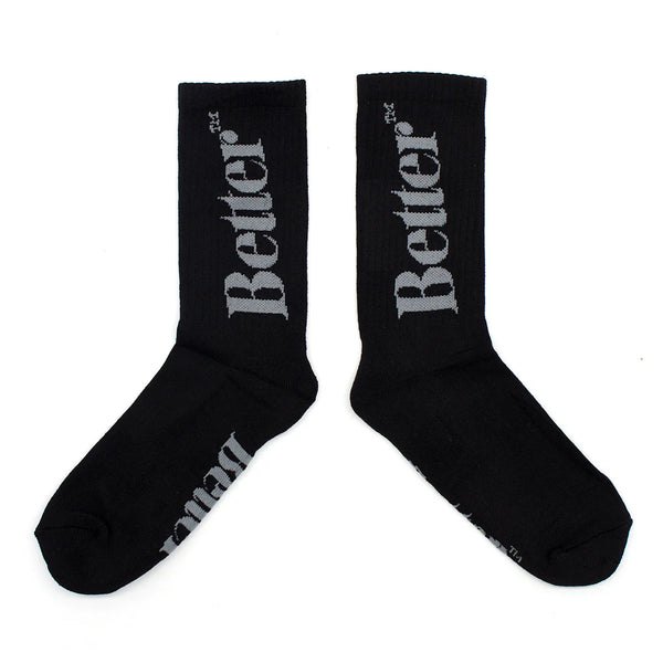 Better Gift Shop - "Standard Logo" Sock - Black