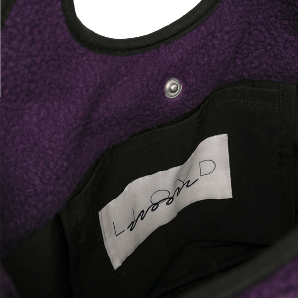 LLOYD / NOON - BAG - Aubergine Sherpa