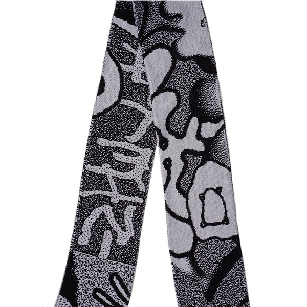 Childhood - Maholo x Stewart Armstrong "Bleeps & Bloops" Scarf - Black