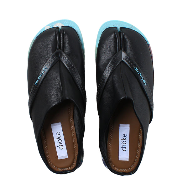 Chöke - Slipper Tabi's - Black/Green