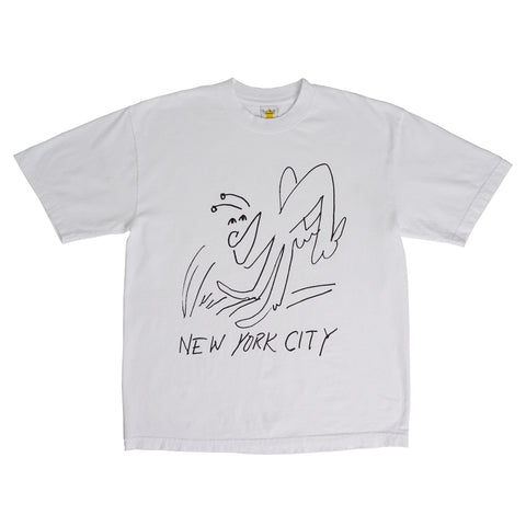 Bad Dog - Leave Me Alone Tee - White