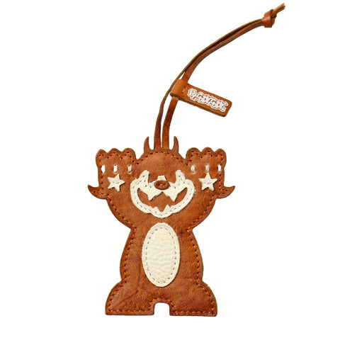 CodyCody - Leather Bag Charm - Brown