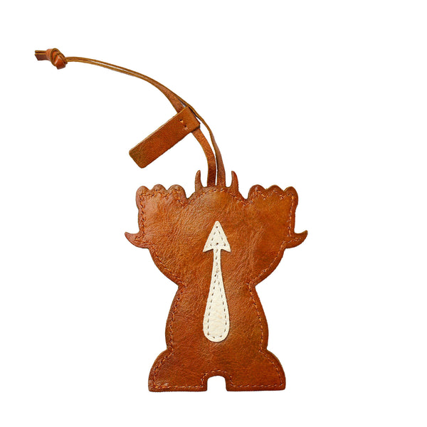 CodyCody - Leather Bag Charm - Brown