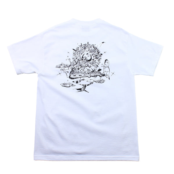 Crack Gallery & Alien Libros - Dreams Of Opulence T-Shirt - White