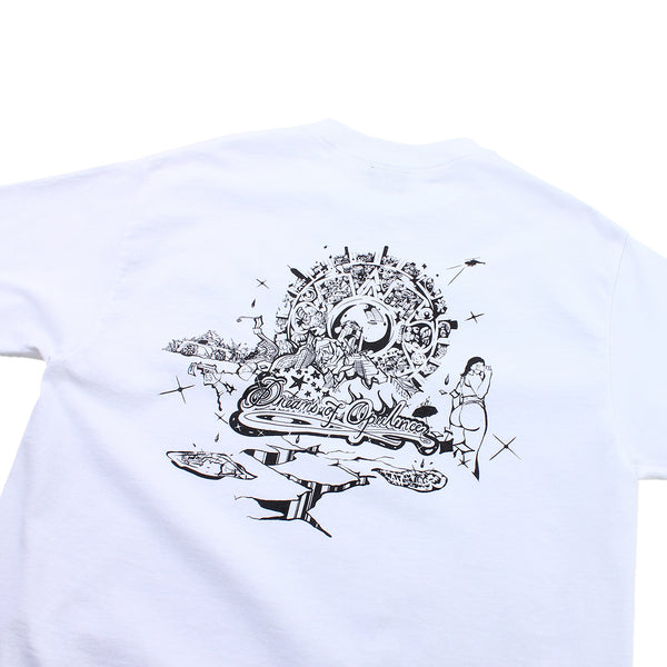 Crack Gallery & Alien Libros - Dreams Of Opulence T-Shirt - White