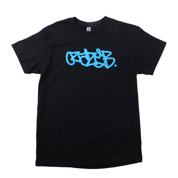 Crazy Bastard Magazine - Blue Logo Shirt - Blue
