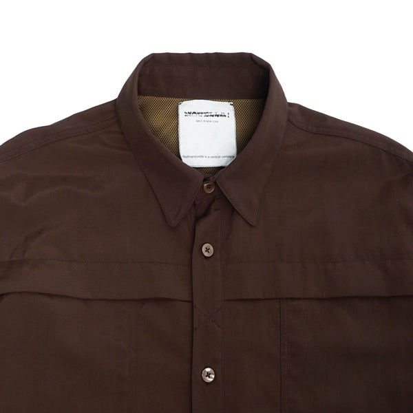 DAYTIMENOVELLA - Nylon Fishing Shirt - Chocolate