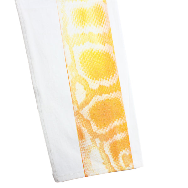 DAYTIMENOVELLA - Gradient Snake Jeans - White