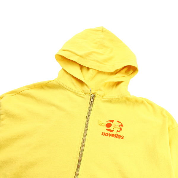DAYTIMENOVELLA - Lemon Zip-Up T-Shirt Hoodie - Lemon