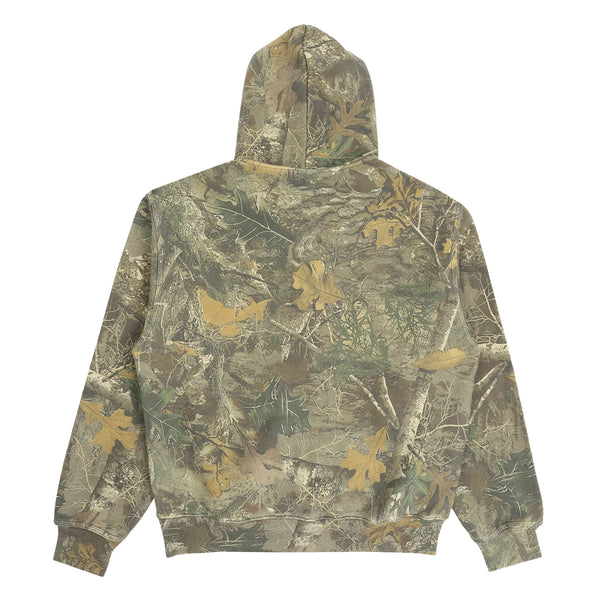 Deathrites - Script Zip Hooded Sweatshirt - Tree Camo