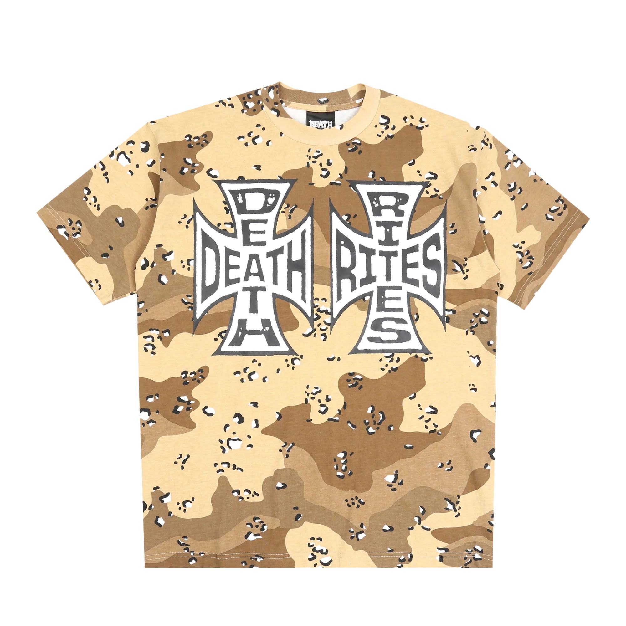 Deathrites - Crosses S/S T-Shirt - Choc Chip Camo
