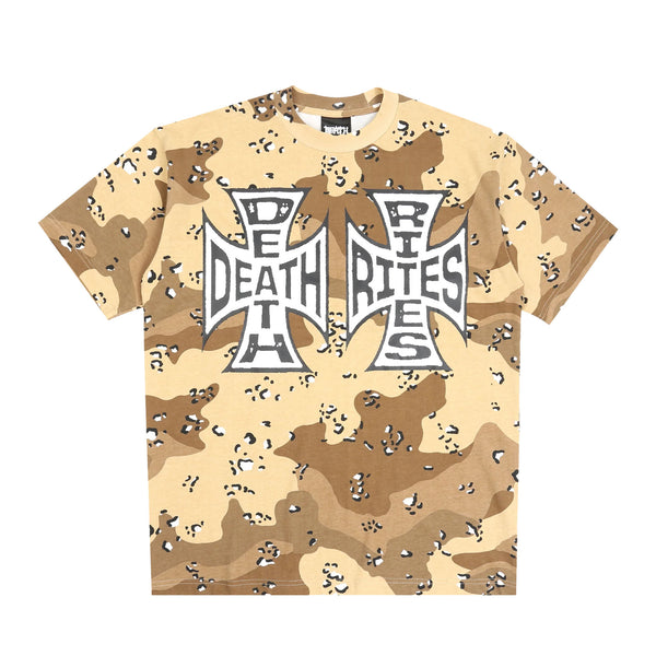 Deathrites - Crosses S/S T-Shirt - Choc Chip Camo