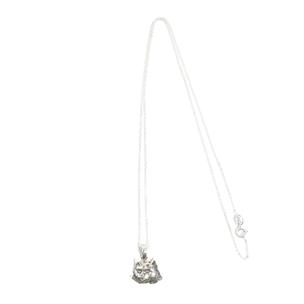 Den Souvenir - Cat Necklace - Silver