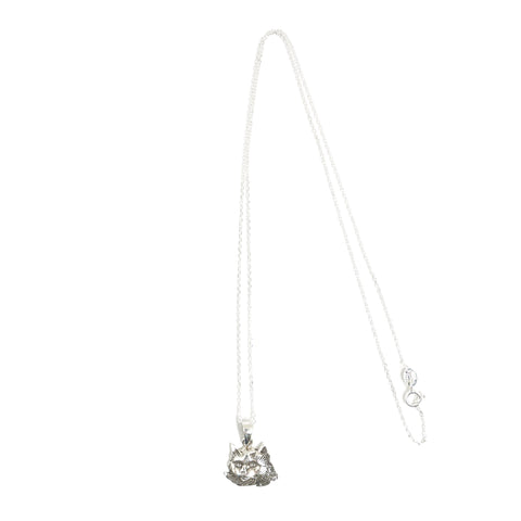 Den Souvenir - Cat Necklace - Silver