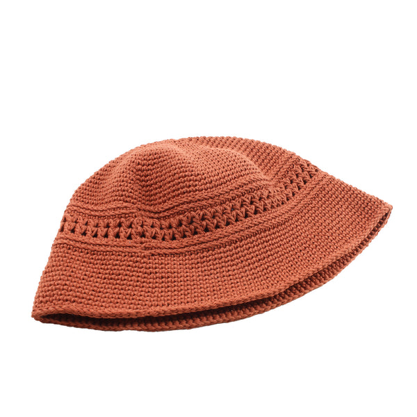 Den Souvenir - Crochet Hat - Brown